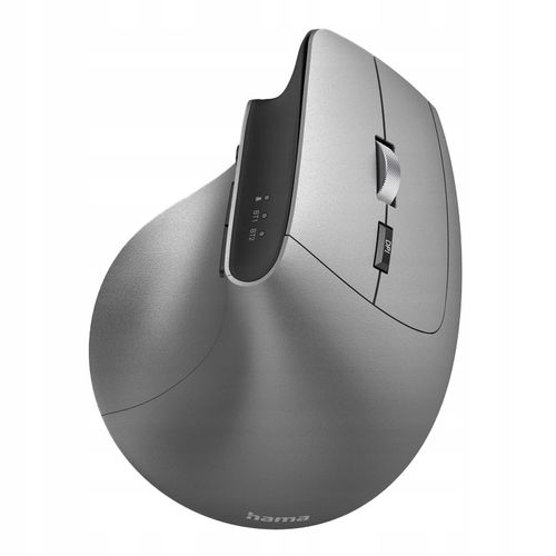ERGONOMICZNA BEZPRZEWODOWA AKUMULATOROWA MYSZ HAMA EMW-700 2.4GHZ BT USB-C na Arena.pl