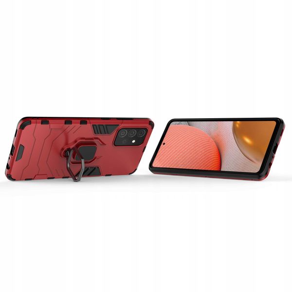 Spacecase X-Ring Galaxy A72 5G Czerwony zdjęcie 6