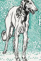 Plakat 61x91,5cm Chart 3, Moriz Jung Vintage do Salonu