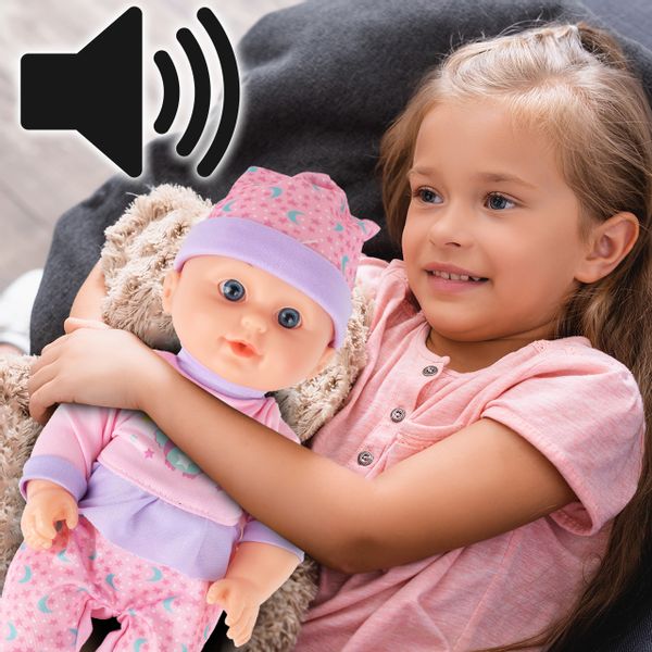 Lalka Bobas 31cm Interaktywna Pije Siusia Gaworzy zdjęcie 14