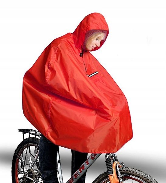 Rowerowa PRZECIWDESZCZOWA PELERYNA Hornhill B-RAIN z odblaskami zdjęcie 5