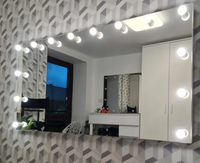 Lustro SILVER III 160 x 80 do makijażu, makeupu, wizażu