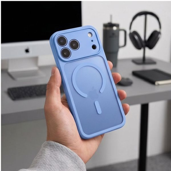 TECH-PROTECT BASICMAG MAGSAFE IPHONE 17 PRO / 18 PRO MATTE LIGHT BLUE zdjęcie 9