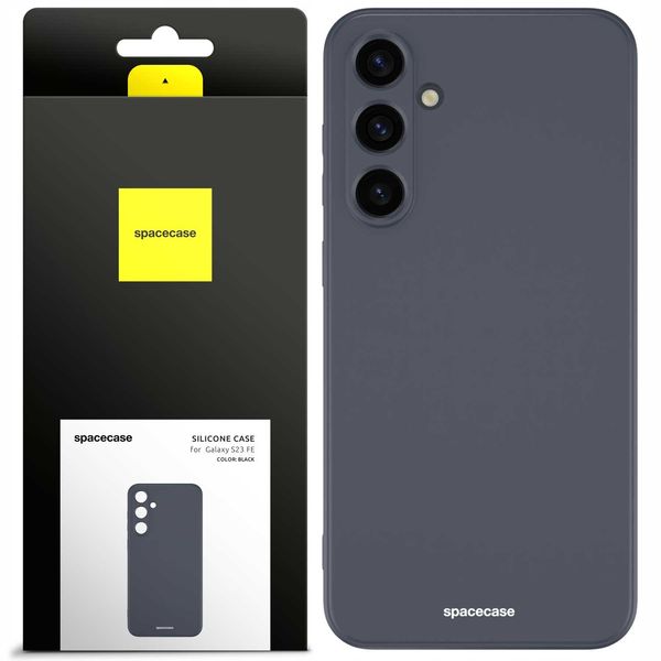Spacecase Silicone Case Galaxy S23 Fe Black zdjęcie 1