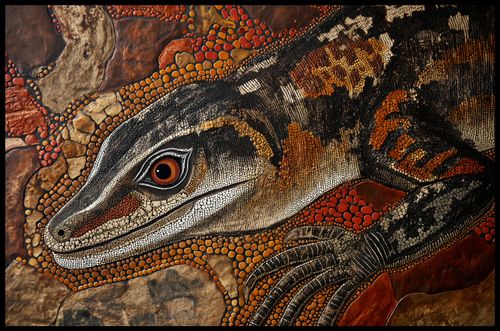 Plakat 91,5x60cm Oko Jaszczurki na Arena.pl