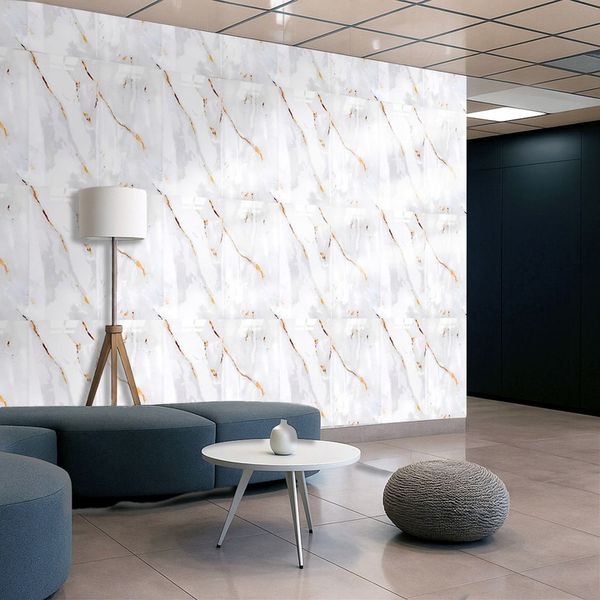 x10 SAMOPRZYLEPNY PANEL ŚCIENNY MARMUR PCV LAMINAT POŁYSK 3D Płytki zdjęcie 15