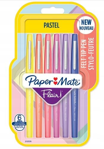 flamastry flair pastel 6kol blister na Arena.pl