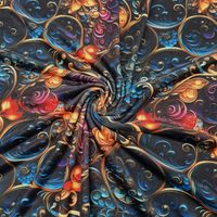 Szept Światła I Cienia - Welur Velvet Odzieżowy 260g/m2