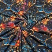 Szept Światła I Cienia - Welur Velvet Odzieżowy 260g/m2