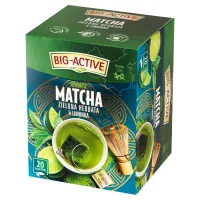 BIG-ACTIVE HERBATA ZIELONA 20TB MATCHA Z LIMONKĄ 30G