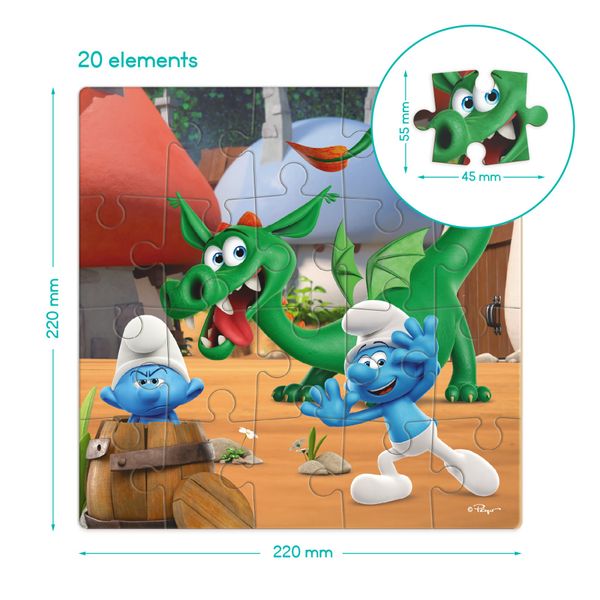 Puzzle Dodo Smerfy Puzzle 20 Elementów 200694 zdjęcie 4
