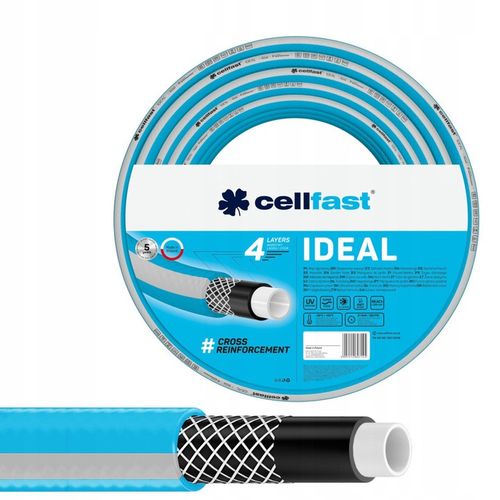 CELLFAST WĄŻ OGRODOWY IDEAL 4-WARSTWOWY 27 BAR 1/2'' 50M PRODUKT POLSKI na Arena.pl
