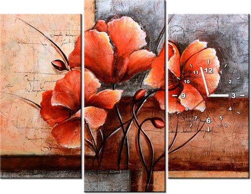 90CM 70 ZEGAR 3 ELEM AUTORSKIE MAKI SCIENNY DRUK na Arena.pl