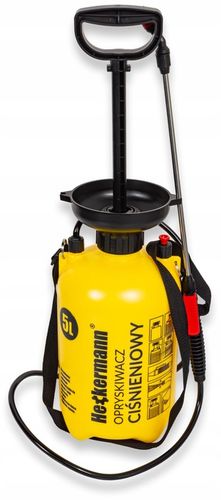 RĘCZNY OPRYSKIWACZ CIŚNIENIOWY SPRYSKIWACZ DUŻA POJEMNOŚĆ 5L REGULACJA na Arena.pl