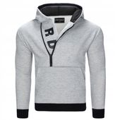 RS01 roz. M GŁADKA BLUZA MĘSKA Z KAPTUREM