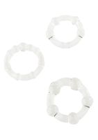 Zestaw Trzech Żelowych Ringów Erekcyjnych Stay Hard Clear