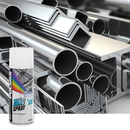CYNK W SPRAYU + ALUMINIUM PULSAR OCYNK PODKŁAD ANTYKOROZYJNY 400 ml x5 na Arena.pl