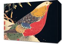 Obraz 40x30cm Golden Pheasant, Jakuchu Japoński Vintage