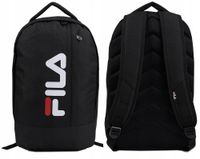 2X PLECAK MIEJSKI SPORTOWY SZKOLNY 17L MARKOWY FILA FUSSA FBU0125 bk