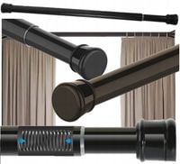 KARNISZ TELESKOPOWY DRĄŻEK ROZPOROWY PRYSZNICOWY BEZ WIERCENIA