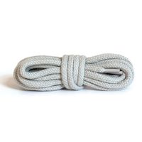 120 CM OKRĄGŁE GRUBE JASNY POPIEL - SZNUROWADŁA