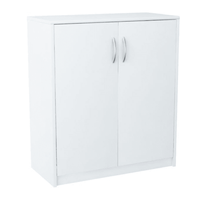 Komoda dwudrzwiowa, Classic, 74x35x85 cm, biel, mat | TYLETEGOTU