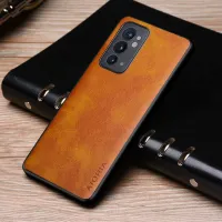 Etui AIORIA Vintage LEATHER do OnePlus 9RT pomarańczowy