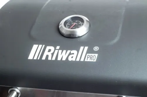 Grill węglowy Riwall Grillorz ogrodowy korbka Pokrywa Pokrowiec Ruszt na Arena.pl