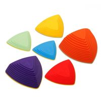 ścieżka sensoryczna kamienie rzeczne Trójkąt 6 szt MAŁPISZON