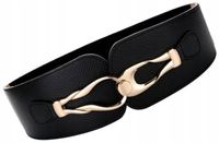 Elastyczny Pasek Damski Szeroki Guma Gorset Retro