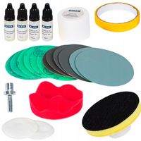 ZESTAW DO CZYSZCZENIA POLEROWANIA REGENERACJI LAMP SAMOCHODOWYCH 80MM HC-01