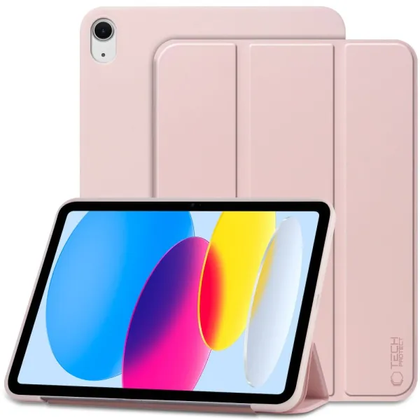 Etui Tech-Protect SmartCase na iPad 10.9" 2022 - różowe zdjęcie 1