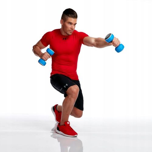 ZESTAW CIĘŻARKI HANTLE DO ĆWICZEŃ 1,5+3+5kg STOJAK na Arena.pl