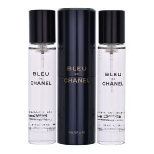 Chanel Bleu de Chanel Parfum Travel Spray 3x20ml  2018 ozdobne opakowanie + wkłady