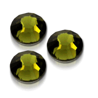 50x Swarovski Ozdoba do paznokci Cyrkonie SS10 550 Khaki