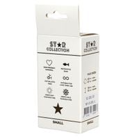 srebrny metalowy korek analny s star collection z różowym kamieniem