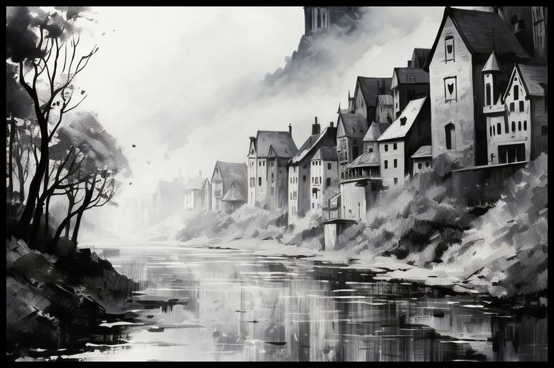 Plakat 86,4x56,8cm Mglisty Refleks zdjęcie 2