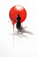 Plakat 53x81cm Samotny Samuraj