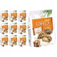 Flis Praliny waflowe Happy Oro smak karmelowy 140g x 10 sztuk