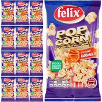 Felix Popcorn do mikrofalówki o smaku karmelu 90 g  x 12 sztuk