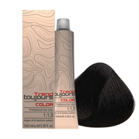 TREND TOUJOURS Farba do włosów - Black Pearl/Czarna Perła - 3.78 - 100ml