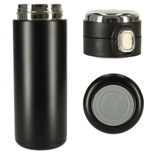 Kubek Bidon Termiczny Z Ustnikiem Termos Led 420Ml Czarny na Arena.pl