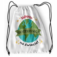 Plecak Dla Siostrzenicy Sportowy Szkolny Worek Z Nadrukiem Ze Zdjęciem