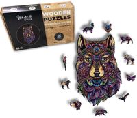 Puzzle Drewniane dla dzieci i dorosłych Wilk 2 Wolf
