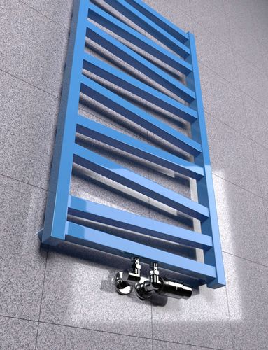 Grzejnik dekoracyjny ZYGZAK-MID 1190x500 NIEBIESKI na Arena.pl