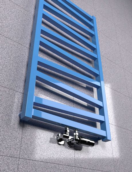 Grzejnik dekoracyjny ZYGZAK-MID 1190x500 NIEBIESKI zdjęcie 6