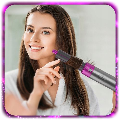 Lokówko-suszarka 5w1 Wielofunkcyjna JONIZACJA SZCZOTKA LOKI REGULACJA 1000W na Arena.pl