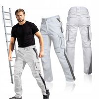 Spodnie Robocze Monterskie Elastyczne Modne Białe Malarskie ARDON URBAN+ 52