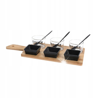 ZESTAW DO PRZEKĄSEK PRZYSTAWEK TAPAS TACA 37 CM