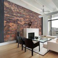 Fototapeta - Vintage Wall (Red Brick) 150x105